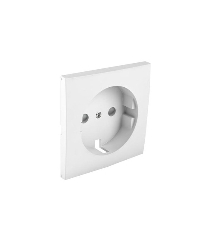 Tapa Base Schuko con Protección Blanco Logus 90