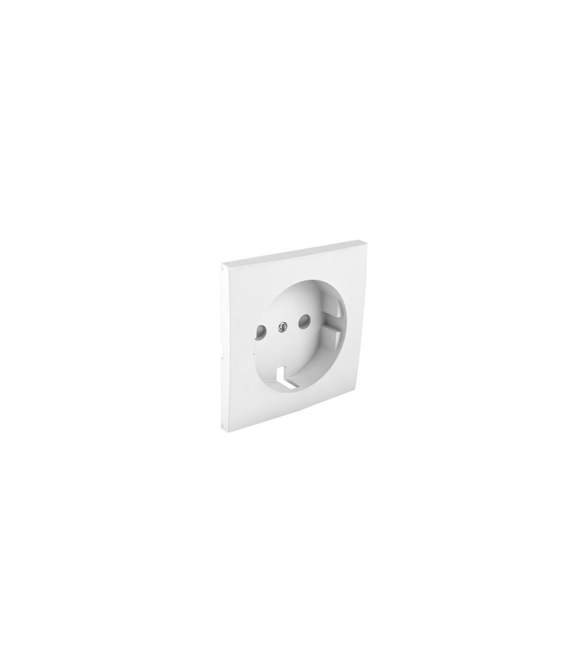 Tapa Base Schuko con Protección Blanco Logus 90