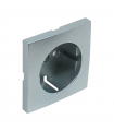 Tapa Base Schuko con Protección Aluminio Logus 90