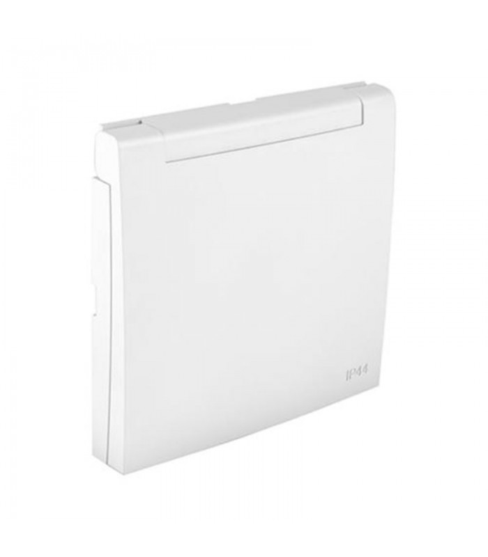 Tapa Articulada Base Schuko con Protección IP44 Blanco Logus 90
