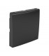 Tapa Articulada Base Schuko con Protección IP44 Negro Mate Logus 90