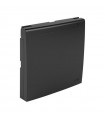 Tapa Articulada Base Schuko con Protección IP44 Negro Mate Logus 90