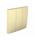 Tecla Triple Dorado Logus 90
