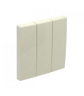 Tecla Triple Marfil Logus 90
