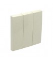 Tecla Triple Marfil Logus 90