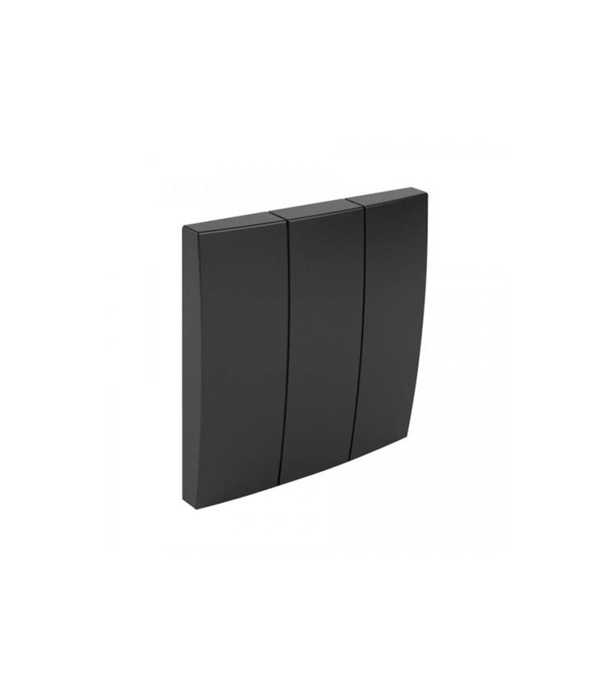 Tecla Triple Negro Mate Logus 90