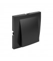 Tapa Salida Cable Negro Mate Logus 90