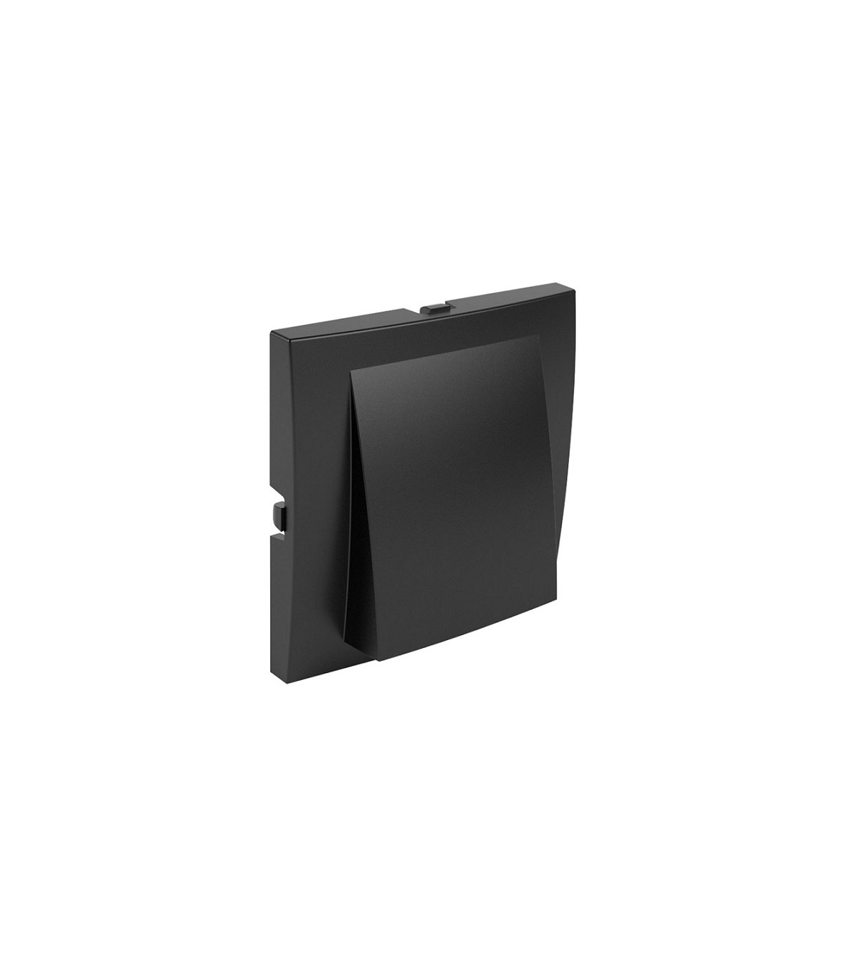 Tapa Salida Cable Negro Mate Logus 90