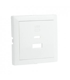 Centro de carga doble USB Tipo A y Tipo C Blanco Logus 90