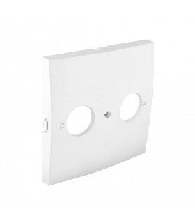 Tapa Toma R-TV Blanco Logus 90