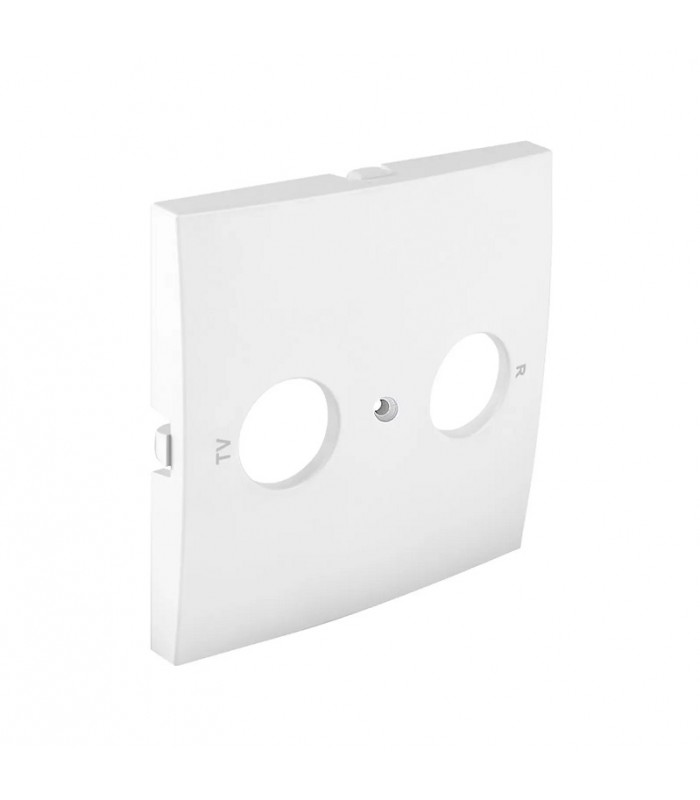 Tapa Toma R-TV Blanco Logus 90