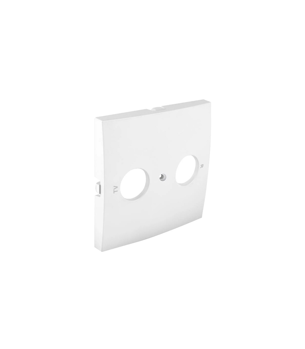 Tapa Toma R-TV Blanco Logus 90