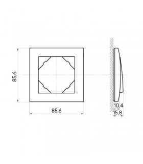 Marco Simple Marfil Base