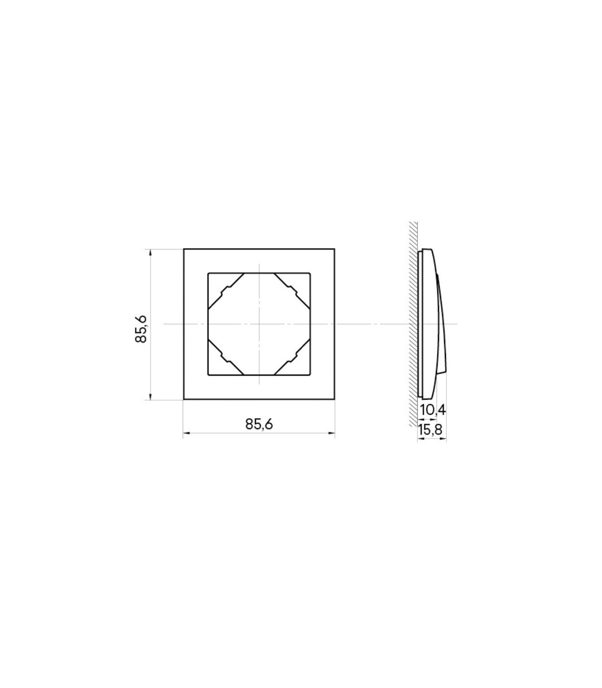 Marco Simple Blanco Base