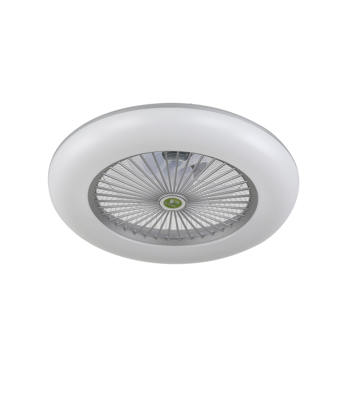 Ventilador de Techo LED Raki Plata 80W 6.400Lm 3000K/4500K/6000K + Mando