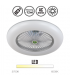 Ventilador de Techo LED Raki Plata 80W 6.400Lm 3000K/4500K/6000K + Mando