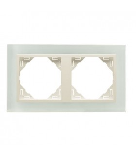 Marco Doble Cristal / Perla Crystal