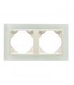Marco Doble Cristal / Perla Crystal