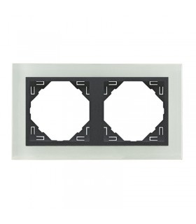 Marco Doble Cristal / Gris Crystal