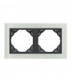 Marco Doble Cristal / Gris Crystal