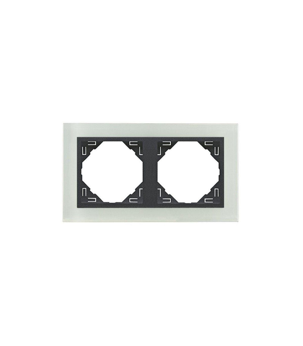 Marco Doble Cristal / Gris Crystal