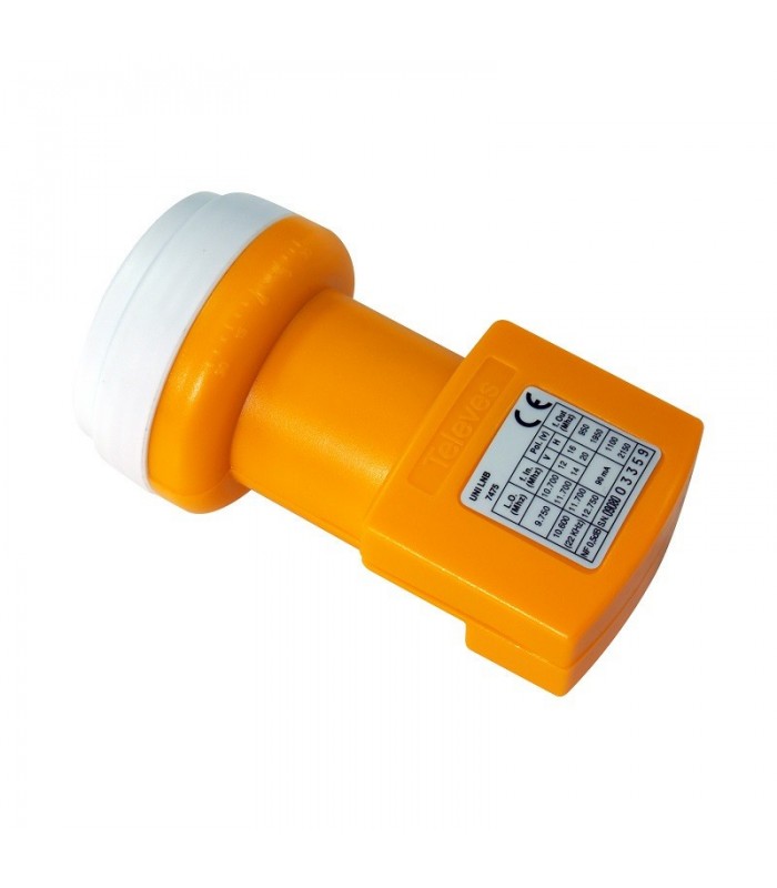 Conversor LNB SINGLE UNIVERSAL HA/VA/HB/VB G60dB