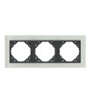 Marco Triple Cristal / Gris Crystal