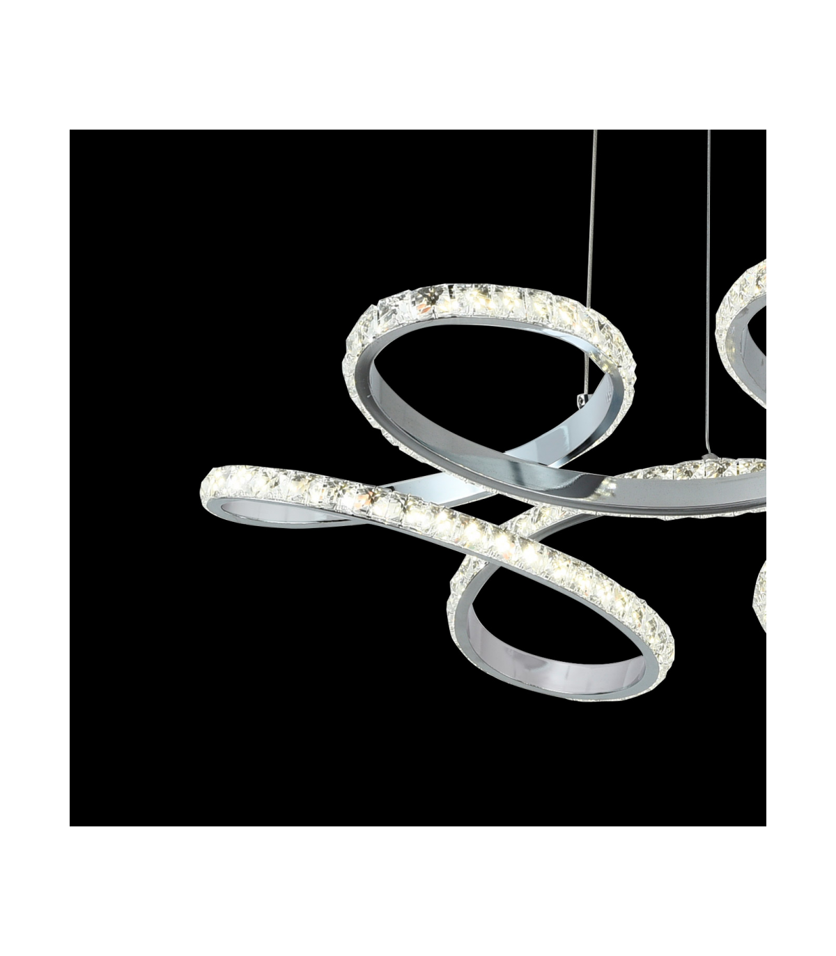 Lámpara De Techo Led Dragón Cristal 48W 4.800LM IP20 4000K