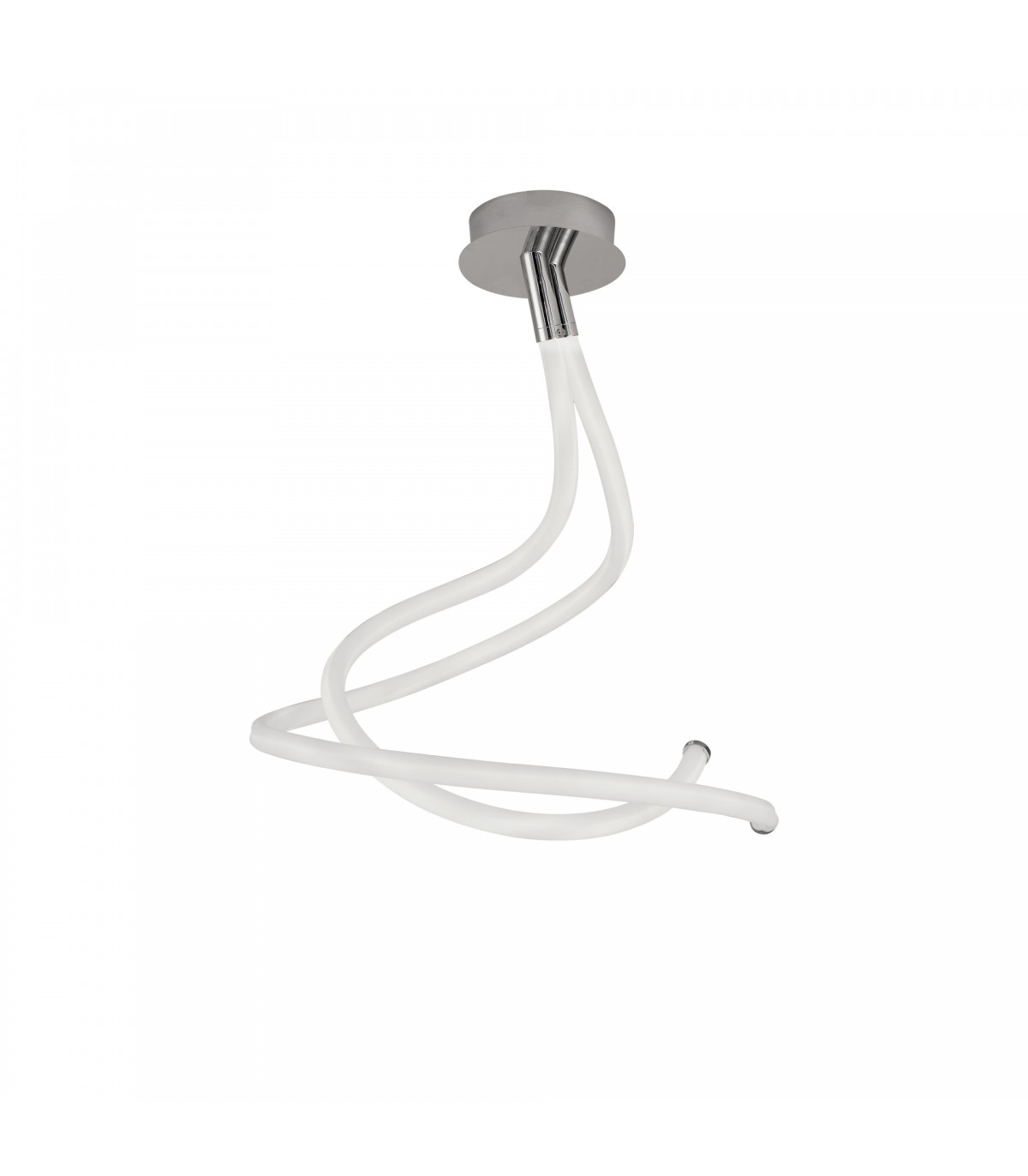 Lámpara de Techo LINE DOBLE 50W 3750Lm Cromo/Blanco