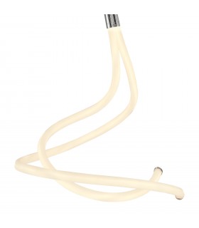 Lámpara de Techo LINE DOBLE 50W 3750Lm Cromo/Blanco