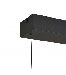 Lámpara Colgante LINEAL 24W 2970Lm Negro