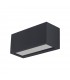 Aplique de Pared UTAH NEW Gris Oscuro 1xE27 IP65