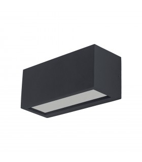 Aplique de Pared UTAH NEW Gris Oscuro 1xE27 IP65