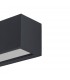 Aplique de Pared UTAH NEW Gris Oscuro 1xE27 IP65