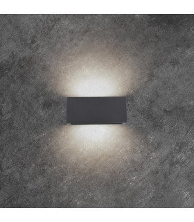 Aplique de Pared UTAH NEW Gris Oscuro 1xE27 IP65