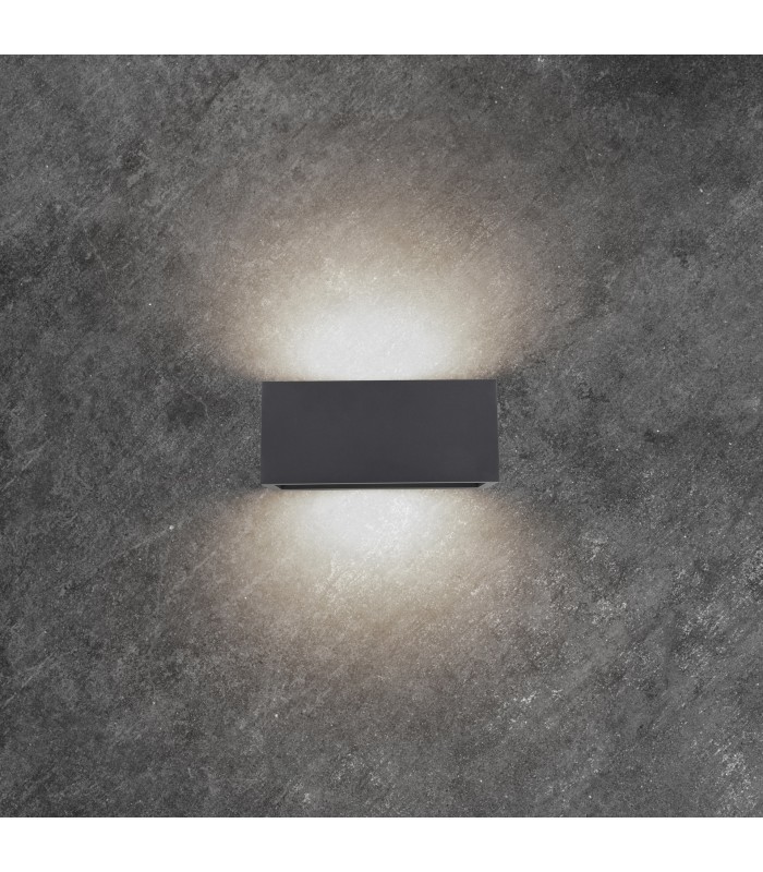 Aplique de Pared UTAH NEW Gris Oscuro 1xE27 IP65