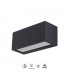 Aplique de Pared UTAH NEW Gris Oscuro 1xE27 IP65