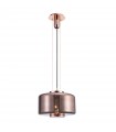 Colgante JARRAS Grande 1xE27 Cristal/Cobre Regulable Altura