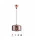 Colgante JARRAS Grande 1xE27 Cristal/Cobre Regulable Altura