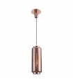 Colgante JARRAS Pequeño 1xE27 Cristal/Cobre Regulable Altura