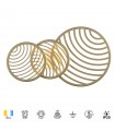 Plafón COLLAGE ORO 40W 2000LM IP20