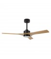 Ventilador THAY DC APP Negro/Madera 30W 3300Lm 3 Aspas CCT