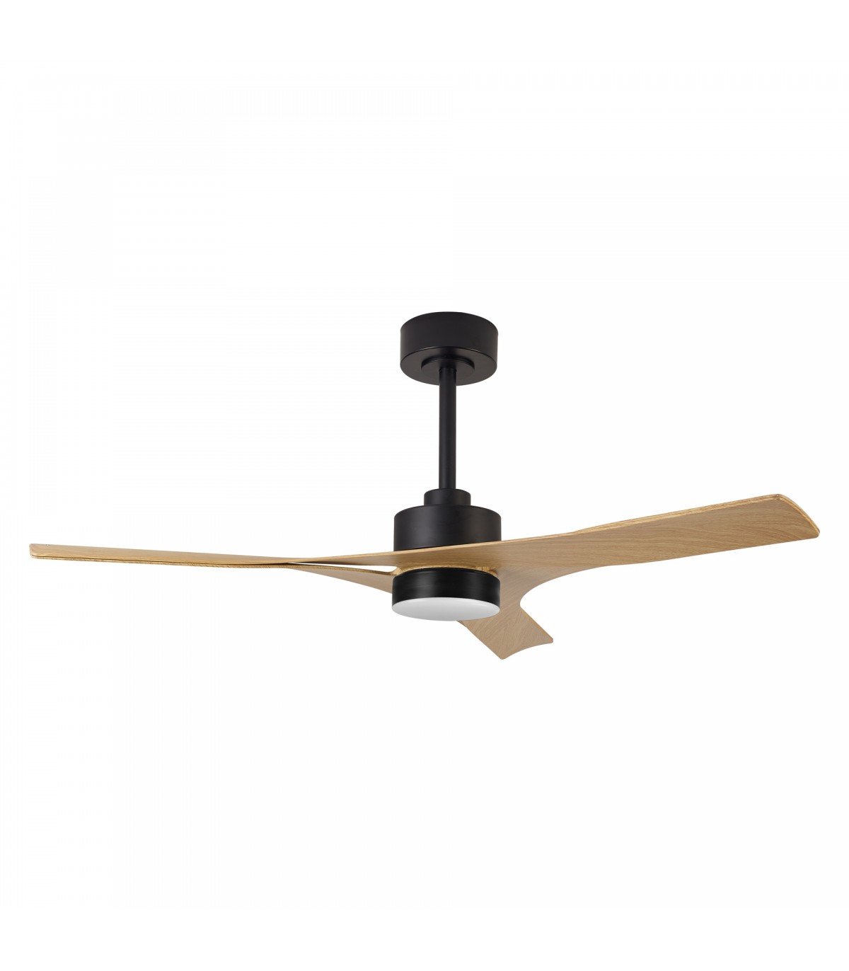 Ventilador THAY DC APP Negro/Madera 30W 3300Lm 3 Aspas CCT