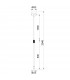 Colgante MOANA Laton 1L 7W 400Lm IP20 Regulable Altura