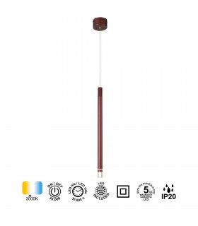 Colgante MOANA Oro Rosa 1L 7W 400Lm IP20 Regulable Altura