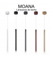 Colgante MOANA Oro Rosa 1L 7W 400Lm IP20 Regulable Altura