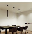 Colgante MOANA Negro 1L 7W 400Lm IP20 Regulable Altura