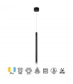 Colgante MOANA Negro 1L 7W 400Lm IP20 Regulable Altura