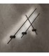 Aplique Pared TOBAGO BLACK 12W 1010Lm IP20
