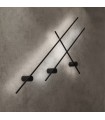 Aplique Pared TOBAGO BLACK 12W 1010Lm IP20